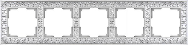 Рамка Werkel Antik на 5 постов жемчужный WL07-Frame-05 4690389063534 изображение 1 Рамка Werkel Antik на 5 постов жемчужный WL07-Frame-05 4690389063534 Фото № 1