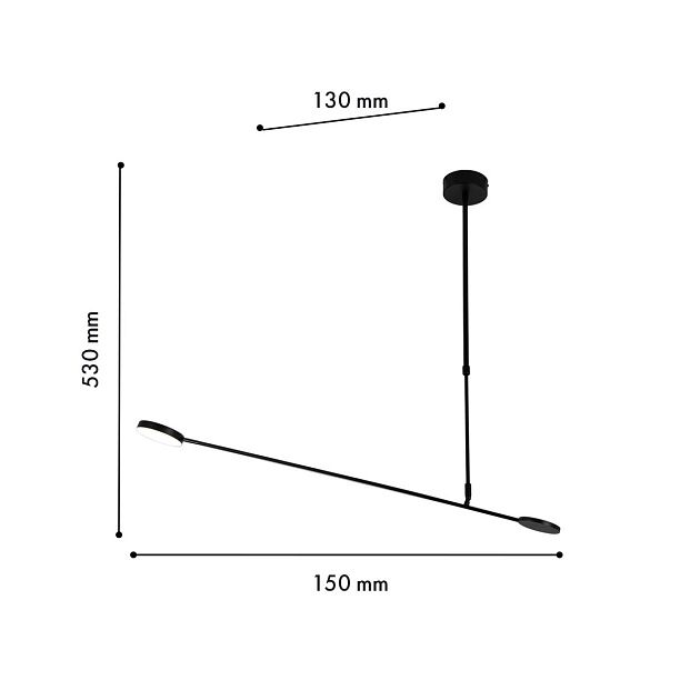 Подвесная светодиодная люстра Favourite Vorago 4572-1C изображение 2 Подвесная светодиодная люстра Favourite Vorago 4572-1C Фото № 2
