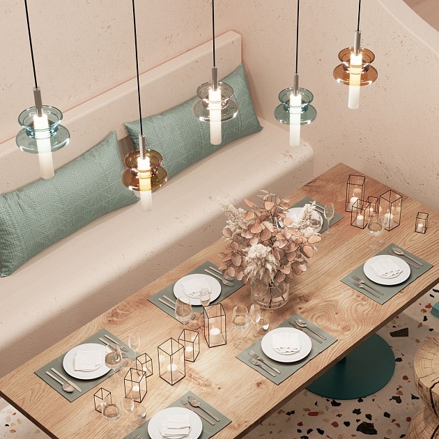 Подвесной светильник Maytoni Sound Wave MOD255PL-01B4 Фото № 11