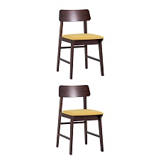 Кухонный стул Stool Group ODEN NEW мягкое сидение желтое 2 шт. MH52035 APPLE-4 YELLOW-KOROB2