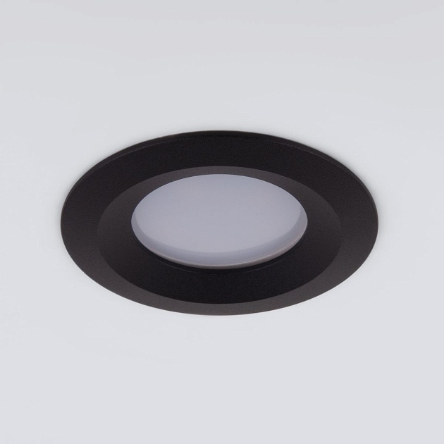 Встраиваемый светильник Elektrostandard 110 MR16 черный a053332 Фото № 1