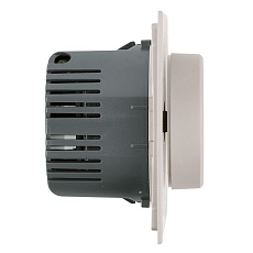 Выключатель диммирующий (механизм) Stekker 250В 1200W Мия RSW10-3106-08 пудровый жемчуг 50567 2