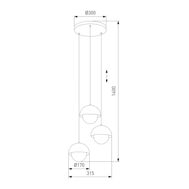 Подвесная люстра TK Lighting 10206 Bono изображение 2 Подвесная люстра TK Lighting 10206 Bono Фото № 2