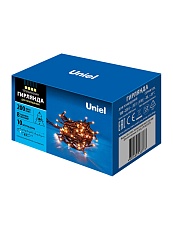Светодиодная гирлянда Uniel 220V теплый белый UDL-S1000-200/DGA Warm White IP20 mini UL-00007190 1