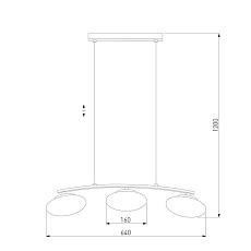 Подвесная люстра TK Lighting 3178 Marika 1