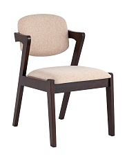 Кухонный стул Stool Group VIVA массив гевеи (эспрессо) мягкое сидение бежевое 2 шт. MH32060 SL-15 BEIGE KOROB2 1