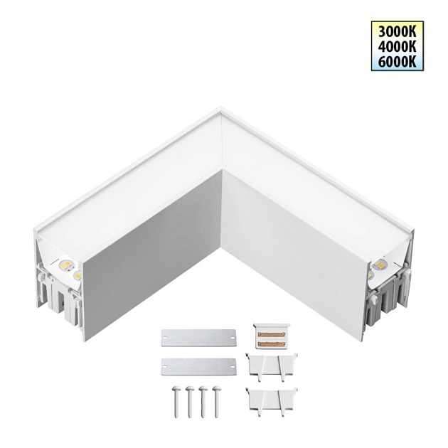 Светильник соединитель L Novotech FATTO 359608 изображение 1 Светильник соединитель L Novotech FATTO 359608 Фото № 1