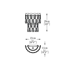 Бра Vele Luce Caroline VL3103W02 3