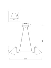 Люстра Freya FR8001PL-05WG 1