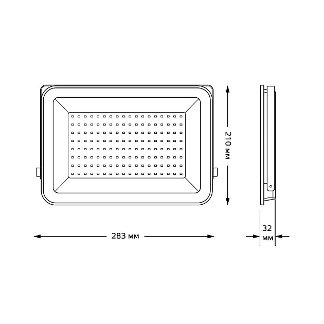 Прожектор светодиодный Gauss Qplus 100W 6500К 613511100 Фото № 4