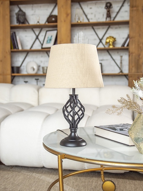 Настольная лампа Lucia Ковка черная 432 4606400510758 Фото № 8