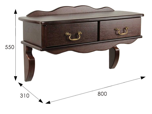 Консоль Мебелик Берже 20 002345 Фото № 2