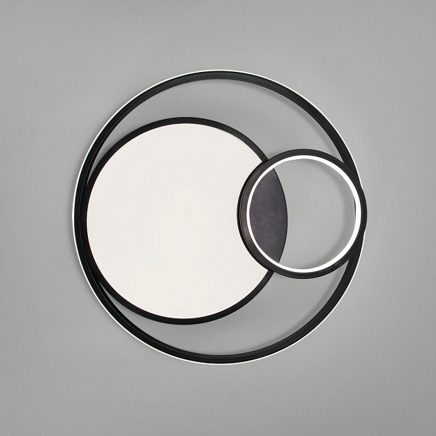 Потолочный светодиодный светильник Eurosvet Jeremy 90254/1 черный изображение 3 Потолочный светодиодный светильник Eurosvet Jeremy 90254/1 черный Фото № 3