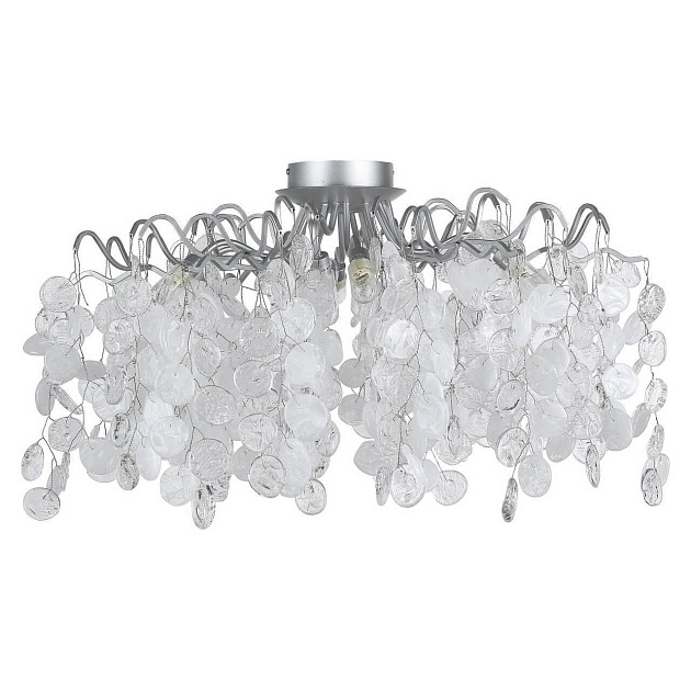 Потолочная люстра Crystal Lux Tenerife PL8 Silver Фото № 1