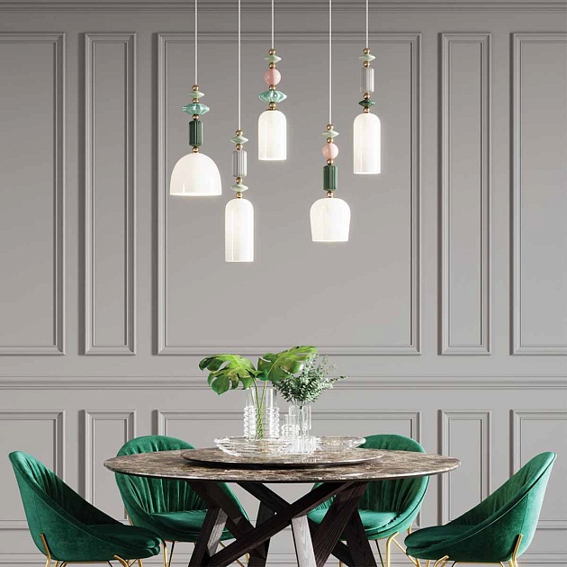 Подвесной светильник Odeon Light Classic Candy 4861/1B Фото № 4