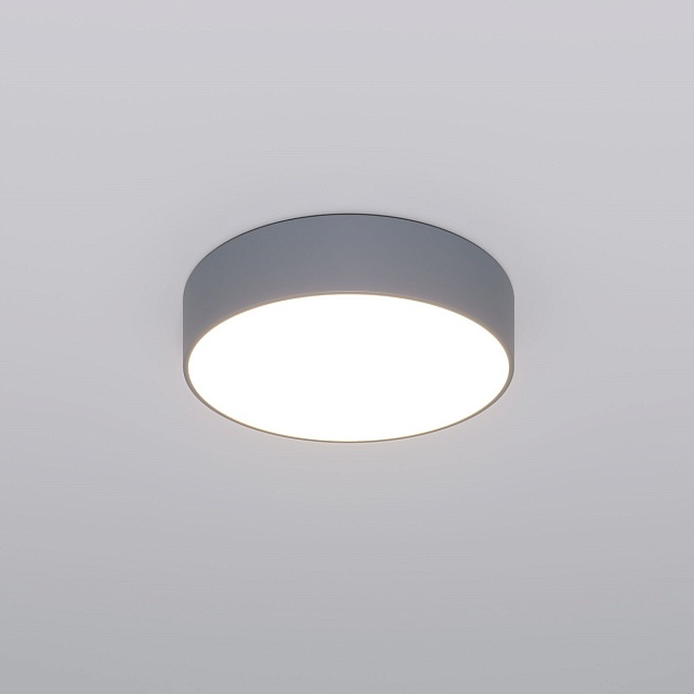 Потолочный светодиодный светильник Eurosvet Entire 90318/1 серый фото 2