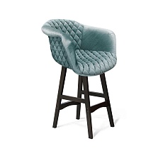 Полубарный стул Sheffilton SHT-ST31-C4/S65-1 Аквамарин/венге 3652852501