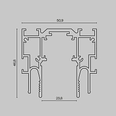 Шинопровод Maytoni Technical TRX034-SCCL-422B 2