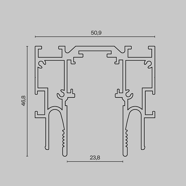 Шинопровод Maytoni Technical TRX034-SCCL-422B изображение 3 Шинопровод Maytoni Technical TRX034-SCCL-422B Фото № 3