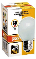 Лампа накаливания Jazzway E27 60W 2700K матовая 3320324 1