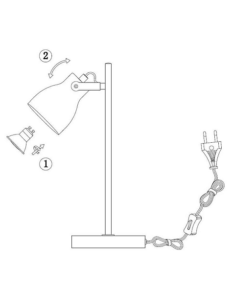 Настольная лампа Lucide Concri Led 05610/05/30 Фото № 3