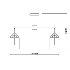 Потолочная люстра Escada DIVITA 688/5P 1