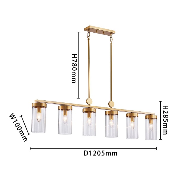 Подвесная люстра Favourite Radiales 3099-6U Фото № 2