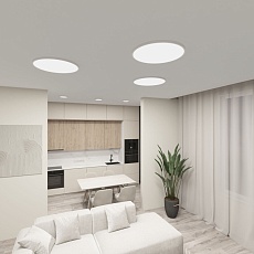 Потолочный светодиодный светильник Denkirs Thin DK6522-WH 1