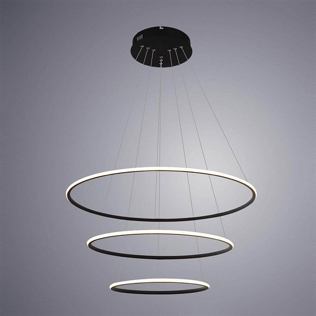 Подвесной светодиодный светильник Arte Lamp A2500SP-3BK изображение 3 Подвесной светодиодный светильник Arte Lamp A2500SP-3BK Фото № 3