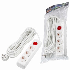 Удлинитель Uniel Ultra 3гн х 7м с/з S-GCU3-7B White UL-00010019 1