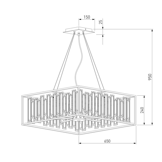 Подвесная люстра Bogates Cella 377/9 Strotskis изображение 2 Подвесная люстра Bogates Cella 377/9 Strotskis Фото № 2