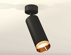 Комплект накладного светильника Ambrella light Techno Spot XM6343005 SBK/PYG черный песок/золото желтое полированное (A2210, C6343, N6134) 2