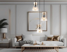 Светильник подвесной со стеклянными плафонами Ambrella light Traditional TR3405 3