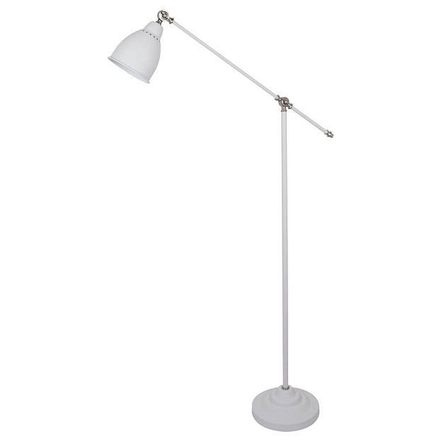 Торшер Arte Lamp Braccio A2054PN-1WH ⚡ — купить с доставкой по Москве и ...