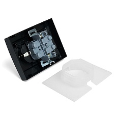 Розетка 2-местная 2P+PE Stekker Эрна с крышкой черный PST16-9015-03 49138 4