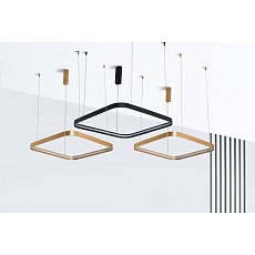 Подвесной светодиодный светильник Italline IT013-6024 gold 3000K 1