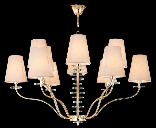 Подвесная люстра Crystal Lux ARMANDO SP6+6 GOLD Фото № 3