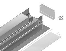 Встраиваемый профиль с рассеивателем Ambrella Illumination GP4000AL 5