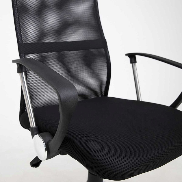 Офисное кресло AksHome Gamma черный + черный, сетка + ткань 84768 изображение 8 Офисное кресло AksHome Gamma черный + черный, сетка + ткань 84768 Фото № 8