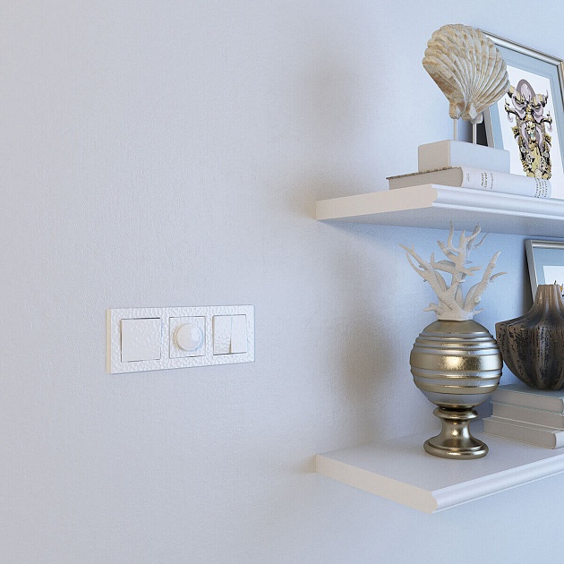 Выключатель Werkel Hammer двухклавишный проходной белый W1222001 4690389162398 изображение 2 Выключатель Werkel Hammer двухклавишный проходной белый W1222001 4690389162398 Фото № 2