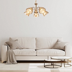 Подвесная люстра Escada Freesia 658/5PL Gold 1