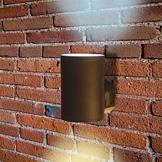 Уличный настенный светодиодный светильник Arte Lamp Alcyone A6109AL-1BK 1