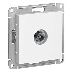 ТВ-розетка оконечная Systeme Electric AtlasDesign белая ATN000191