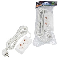 Удлинитель Uniel Ultra 2гн х 3м с/з S-GCU2-3 White UL-00009998 2