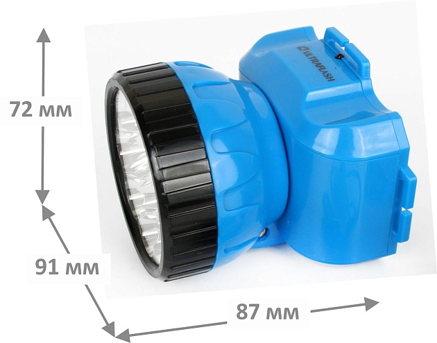 Налобный светодиодный фонарь Ultraflash Headlite аккумуляторный 90х75 30 лм LED5361 12420 фото 4