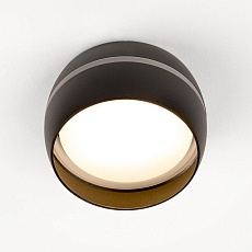 Спот General GWL-GX53-M-IP20 Чаша Черный с боковым рассеивателем