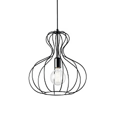 Подвесной светильник Ideal Lux Ampolla-1 SP1 Nero 148502