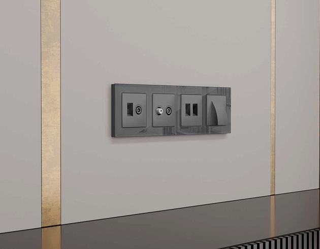 Лицевая панель AMBRELLA VOLT ALFA AP6625 Фото № 2