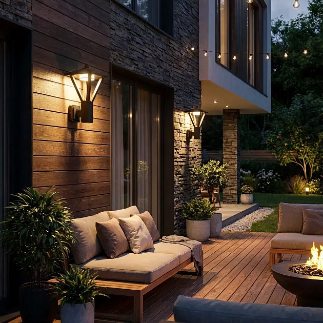 Уличный настенный светильник Citilux Genox CLU12W изображение 13 Уличный настенный светильник Citilux Genox CLU12W Фото № 13