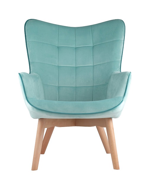 Кресло Stool Group Манго вельвет мятный MANCO HLR-59 Фото № 8